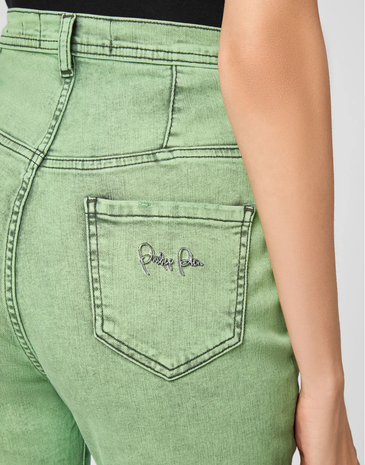 Super High Waist Jegging Colorful, цвет: Зеленый