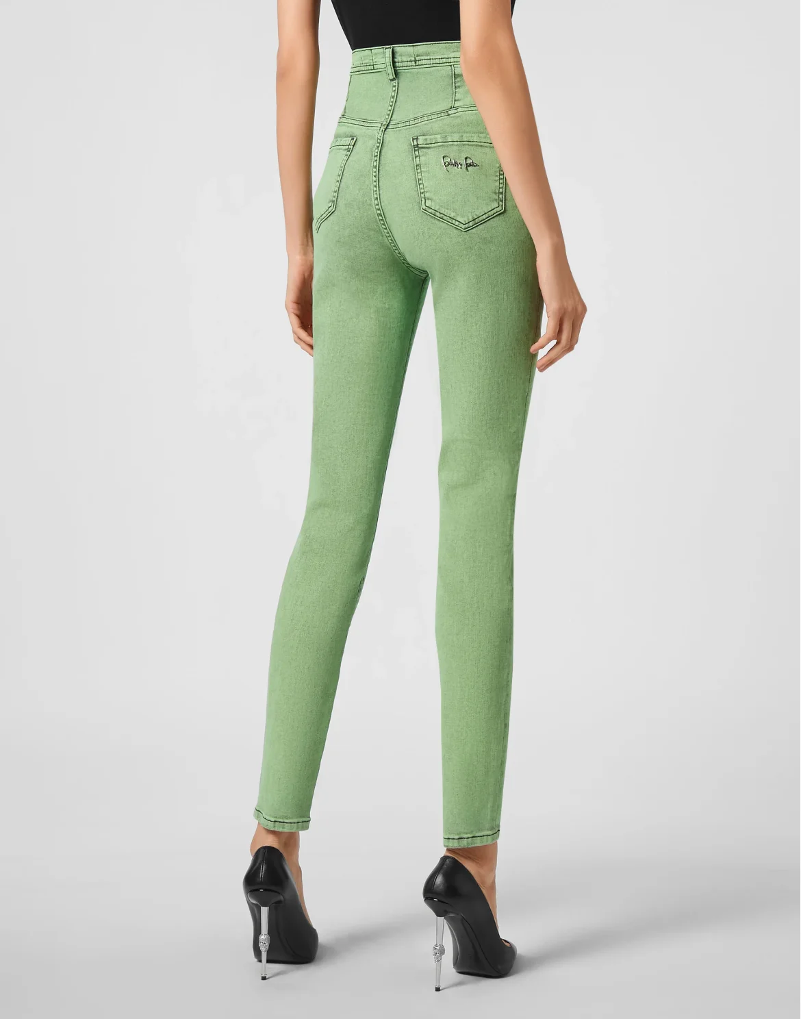 Super High Waist Jegging Colorful, цвет: Зеленый
