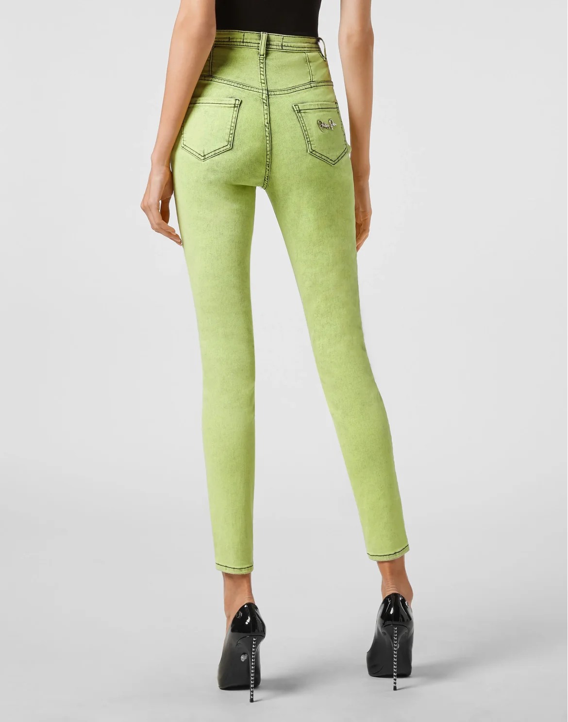 Super High Waist Jegging Colorful, цвет: Зеленый