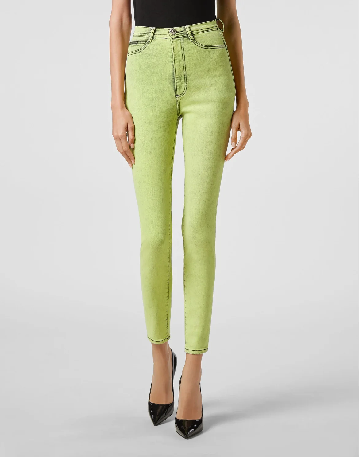 Super High Waist Jegging Colorful, цвет: Зеленый