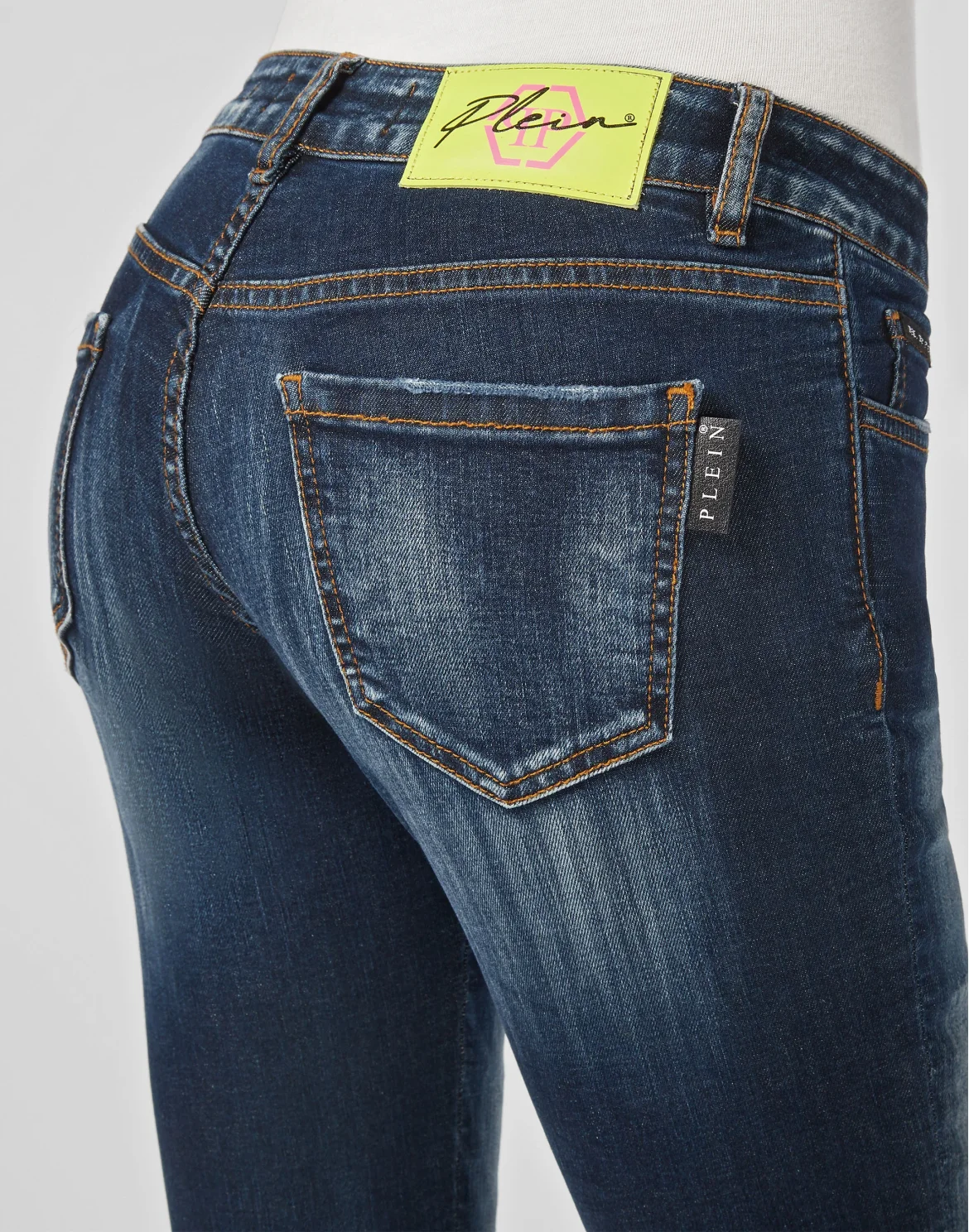 Slim Fit Iconic Plein, цвет: Синий