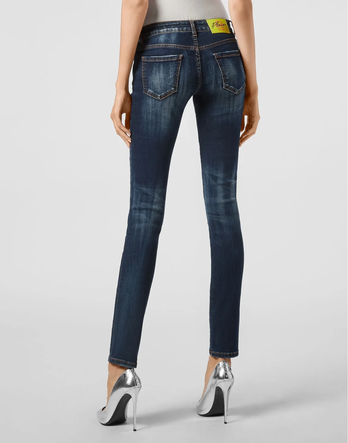 Slim Fit Iconic Plein, цвет: Синий