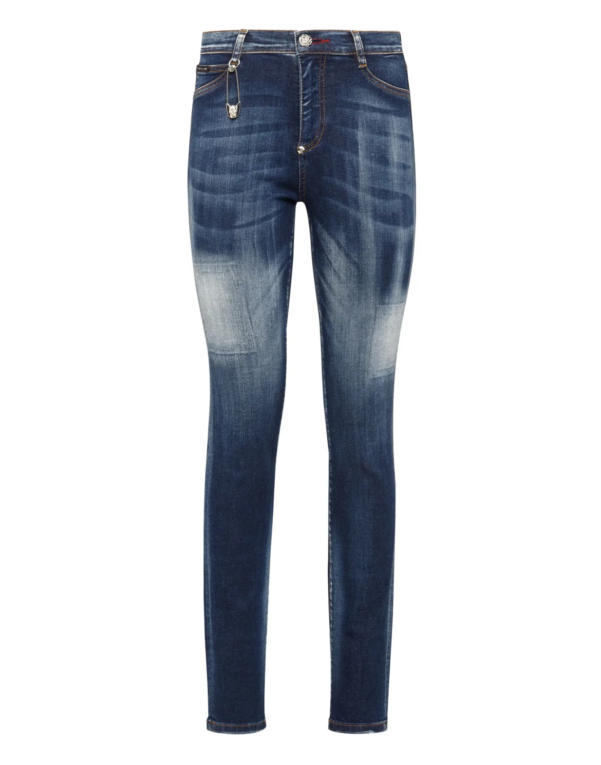 High Waist Jegging Pins Iconic Plein, цвет: Синий