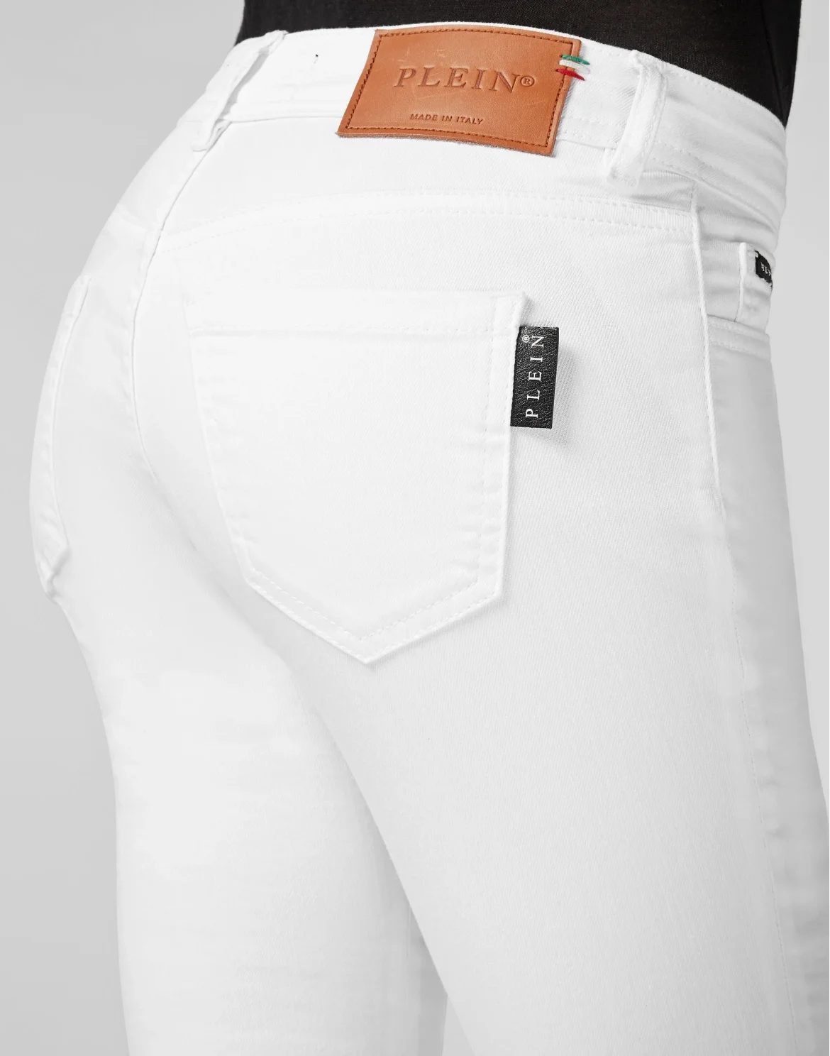 Slim Fit Pins Iconic Plein, цвет: Белый
