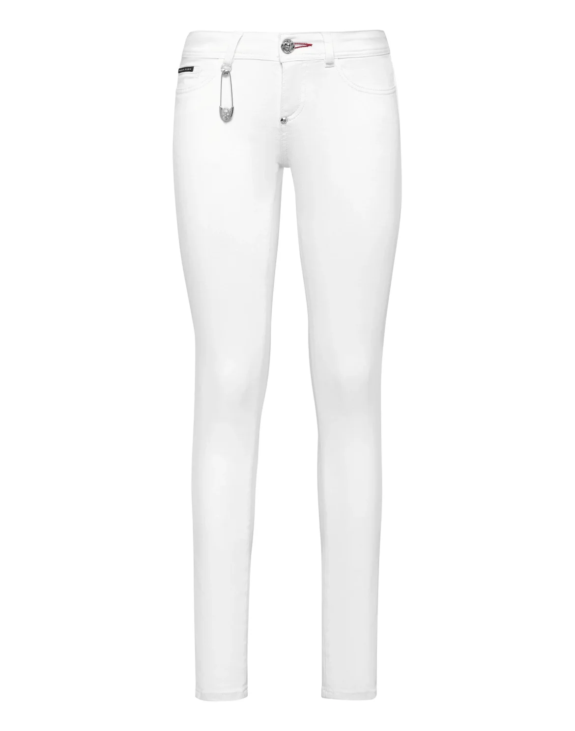 Slim Fit Pins Iconic Plein, цвет: Белый
