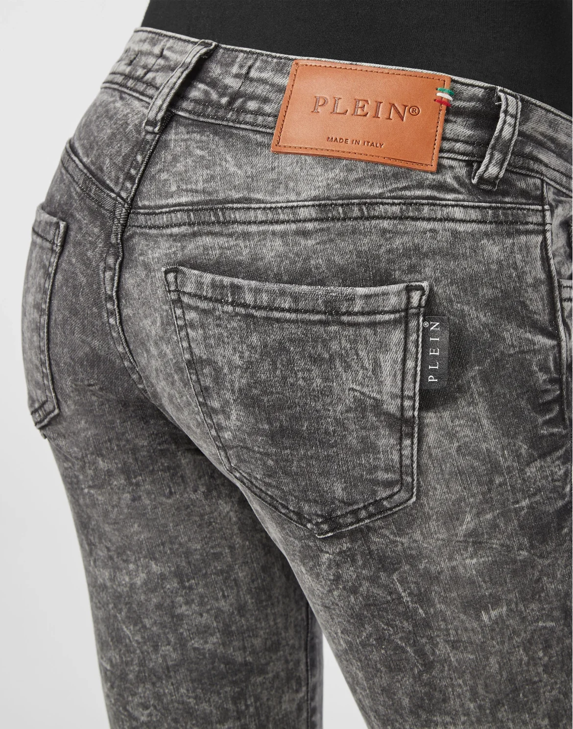 Slim Fit Pins Iconic Plein, цвет: Серый