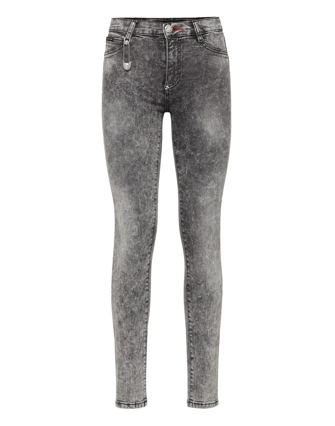Slim Fit Pins Iconic Plein, цвет: Серый