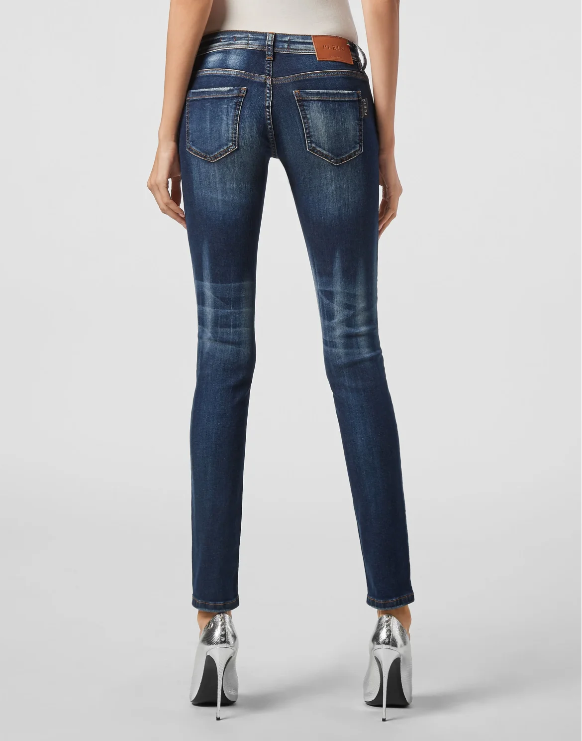 Slim Fit Pins Iconic Plein, цвет: Синий