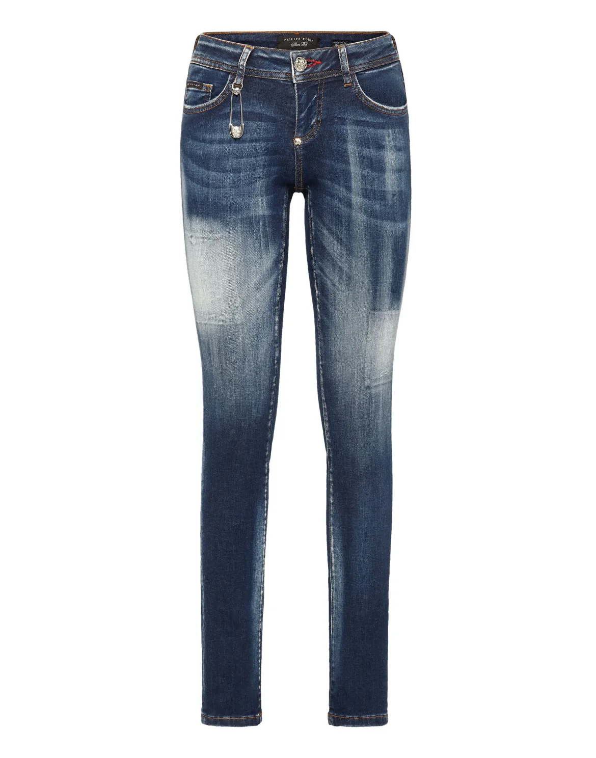Slim Fit Pins Iconic Plein, цвет: Синий