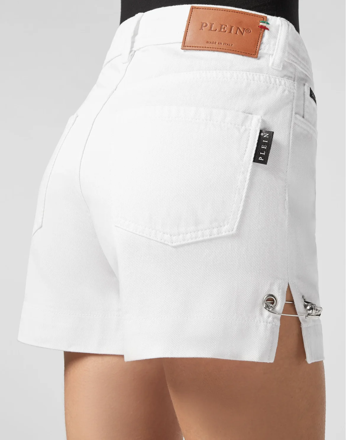 Hot pants Pins Iconic Plein, цвет: Белый