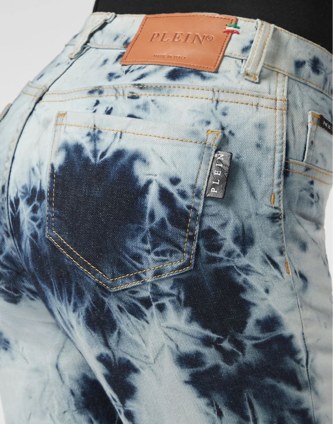 High Super High Waist Jegging Bleached, цвет: Голубой