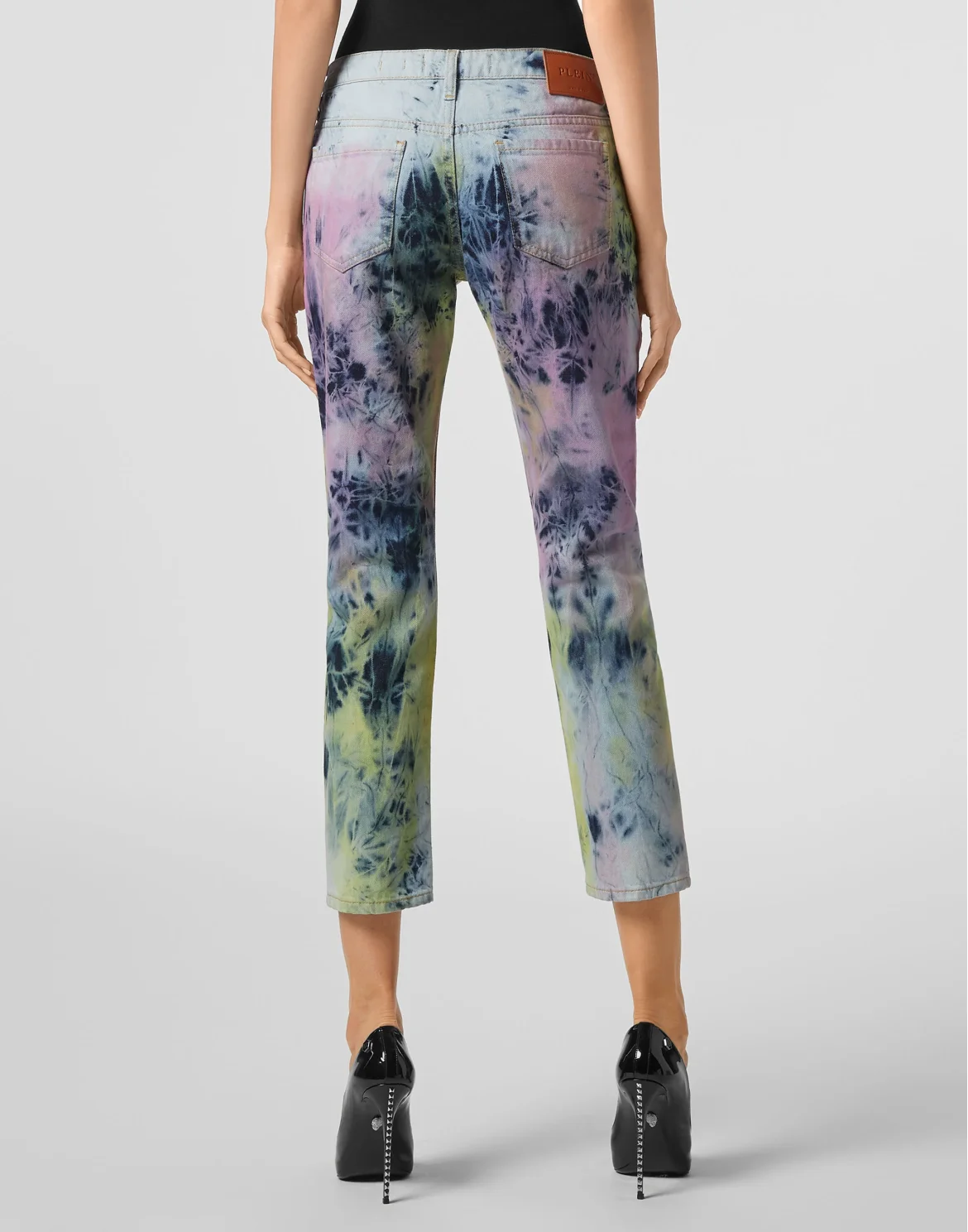 Boyfriend Bleached Tie dye, цвет: Мультиколор