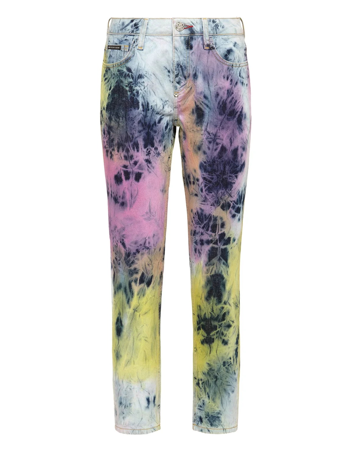 Boyfriend Bleached Tie dye, цвет: Мультиколор