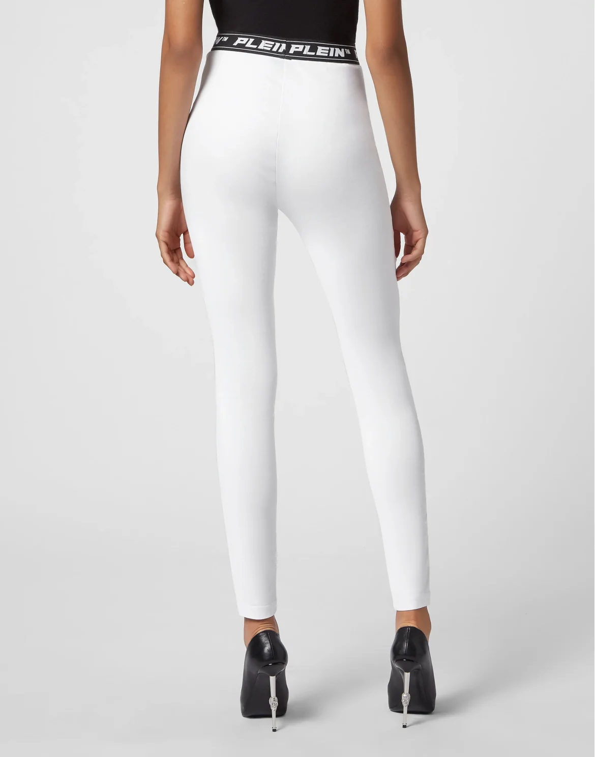 Denim Super High Waist Legging, цвет: Белый