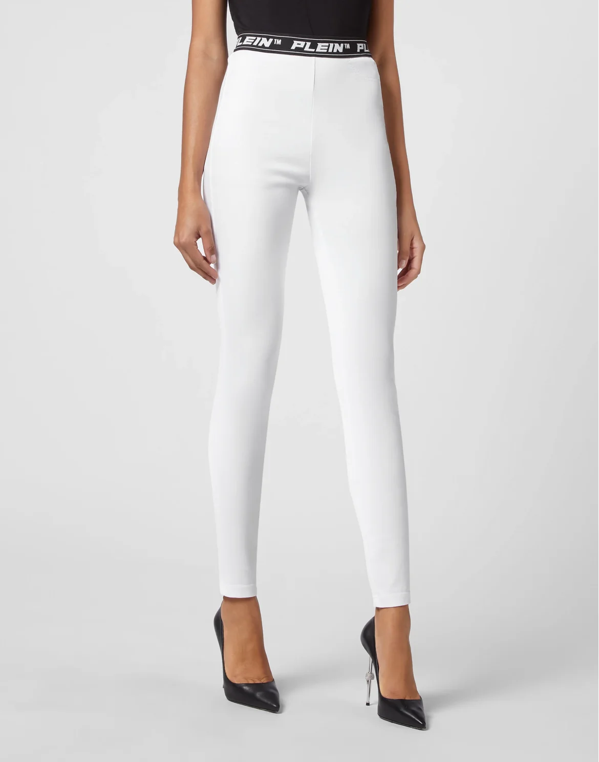 Denim Super High Waist Legging, цвет: Белый