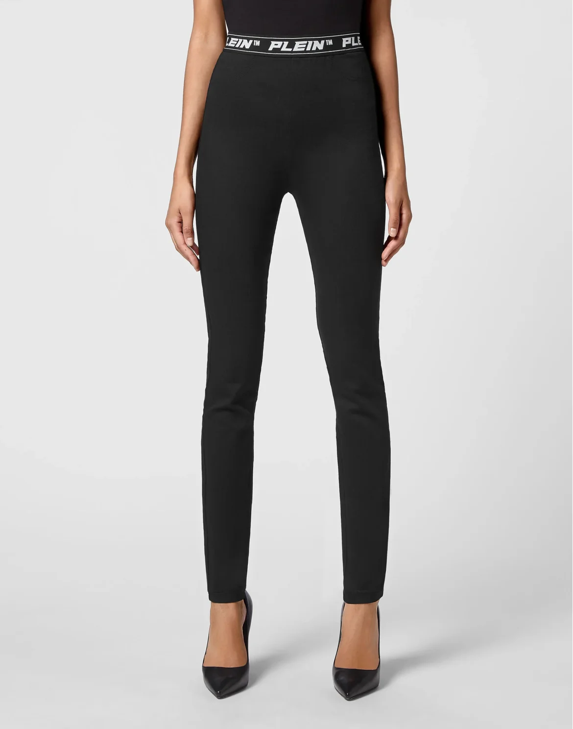 Denim Super High Waist Legging, цвет: Черный