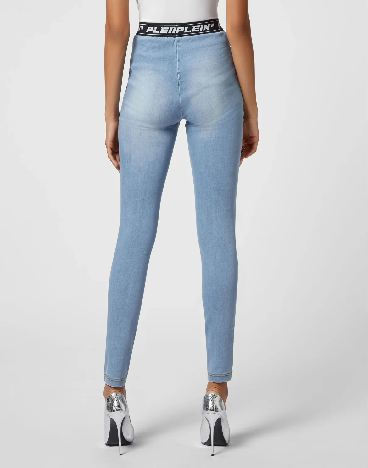 Denim Super High Waist Legging, цвет: Черный