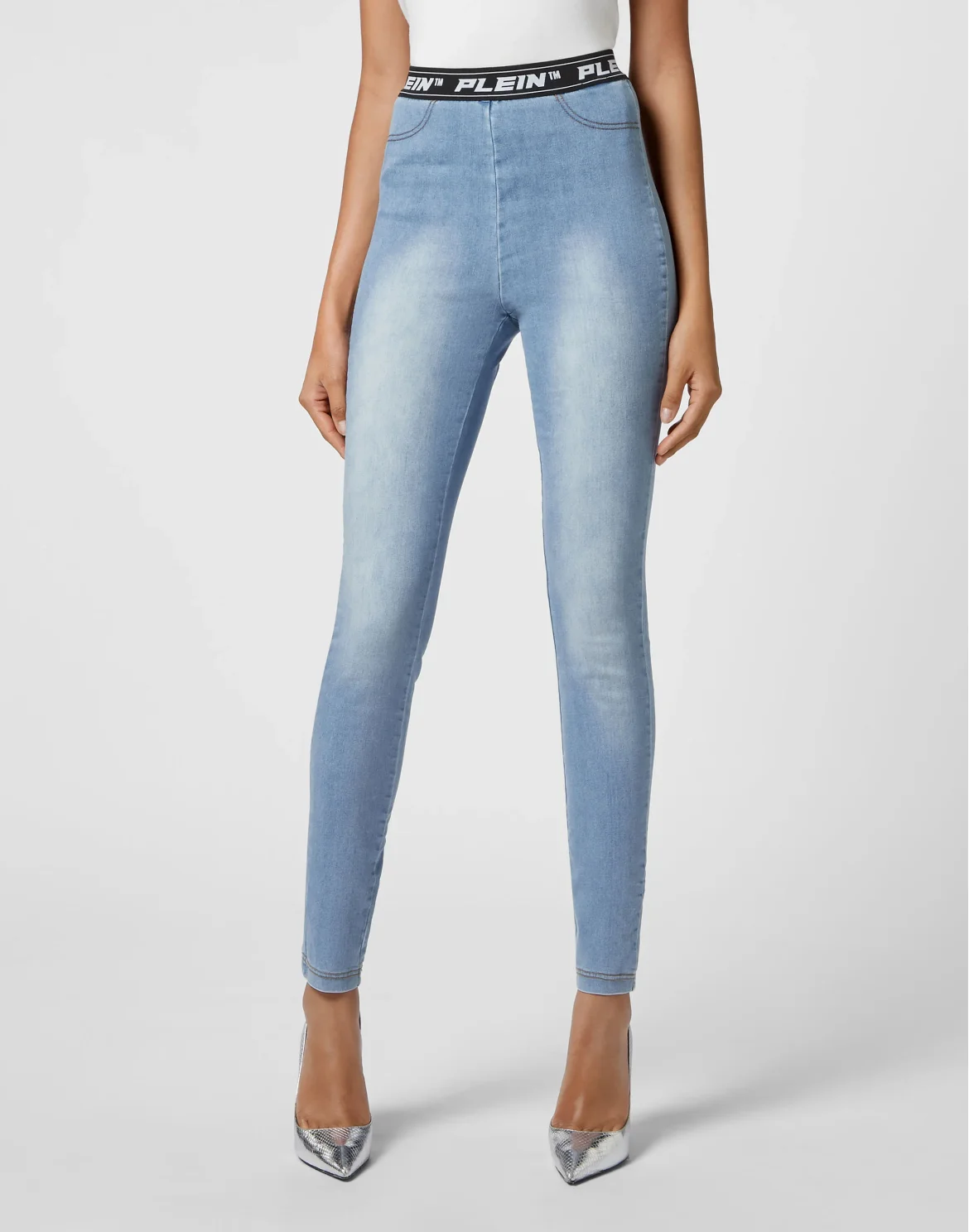 Denim Super High Waist Legging, цвет: Черный