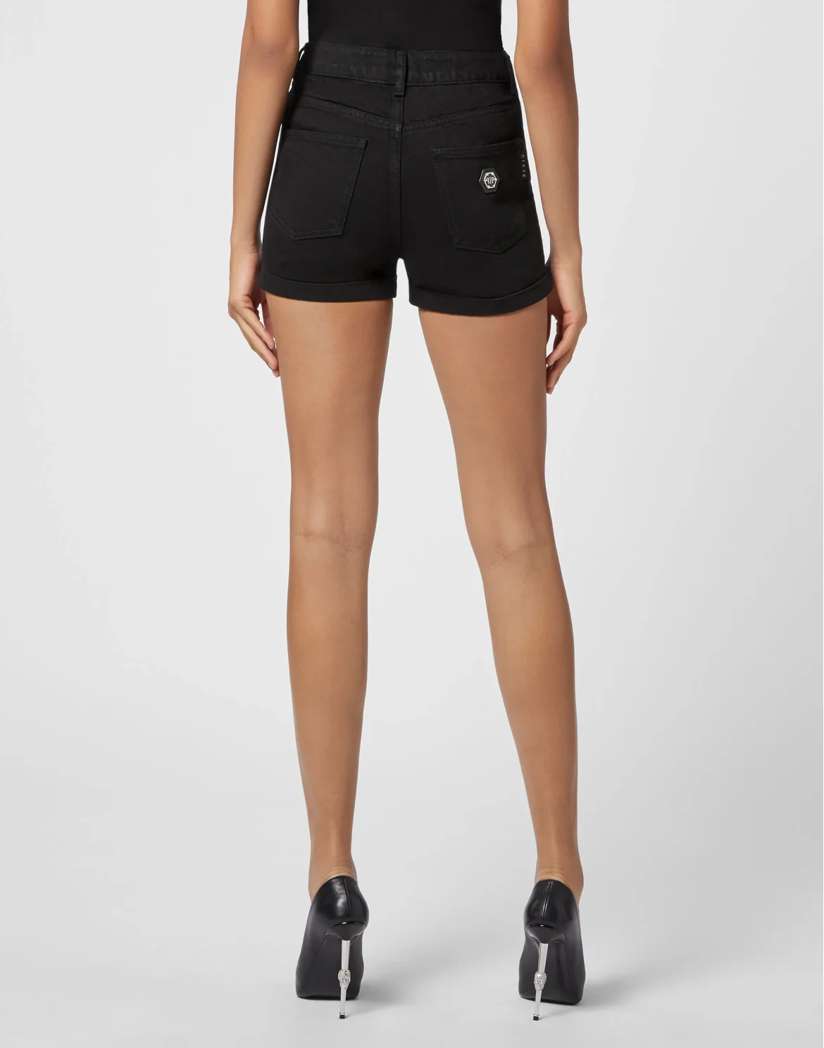 Denim Hot pants, цвет: Черный