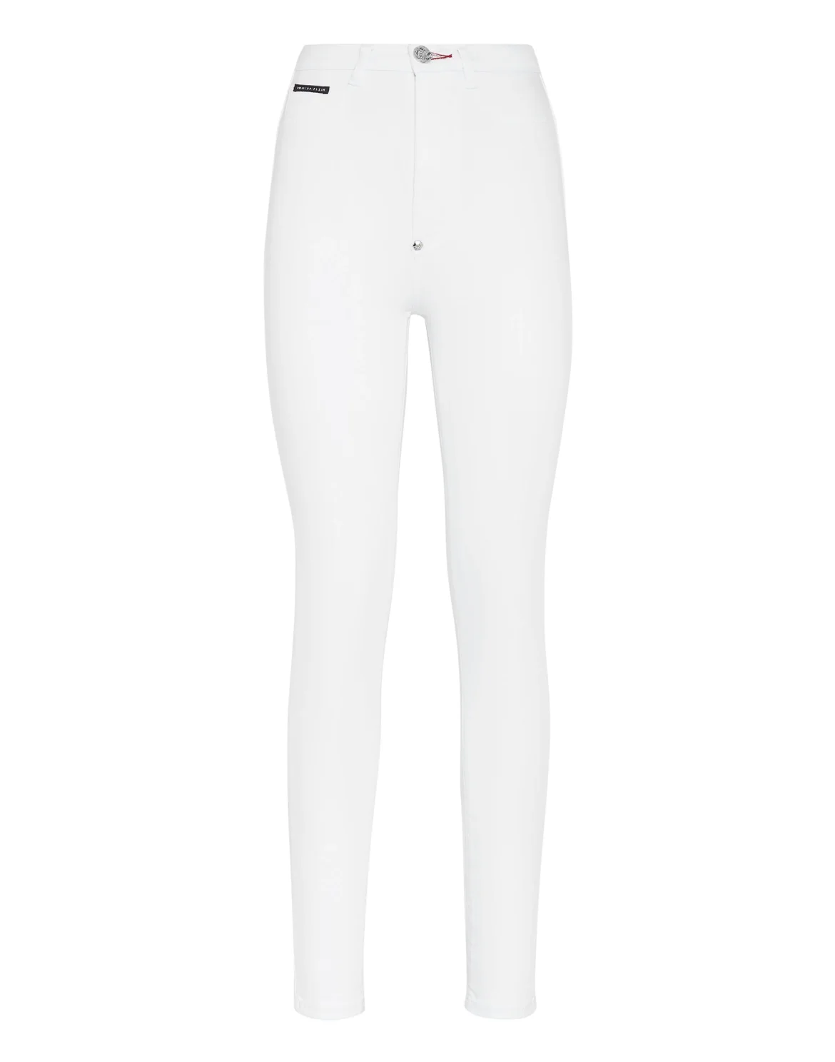 Denim Super High Waist Jegging, цвет: Белый