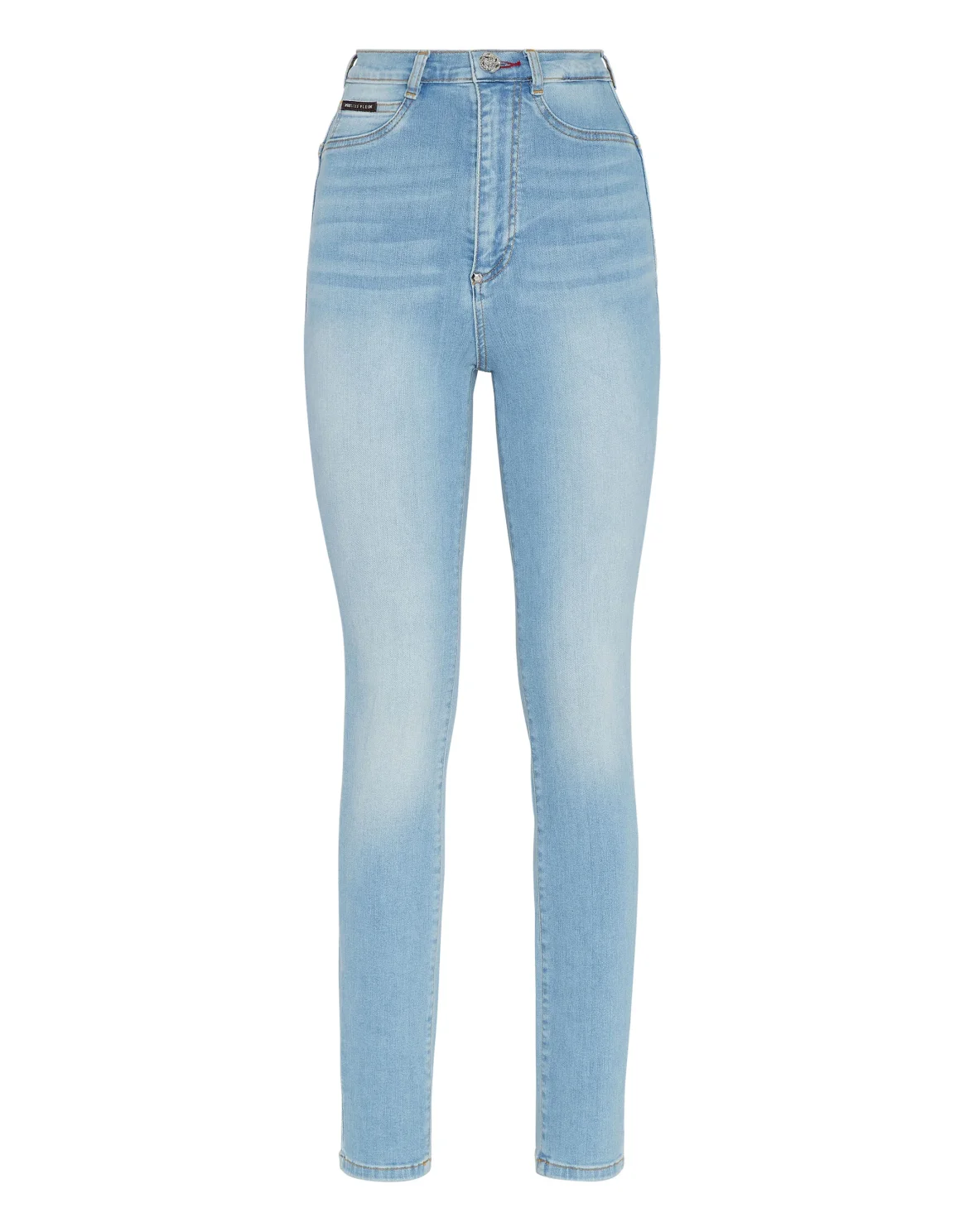 Denim Super High Waist Jegging, цвет: Черный