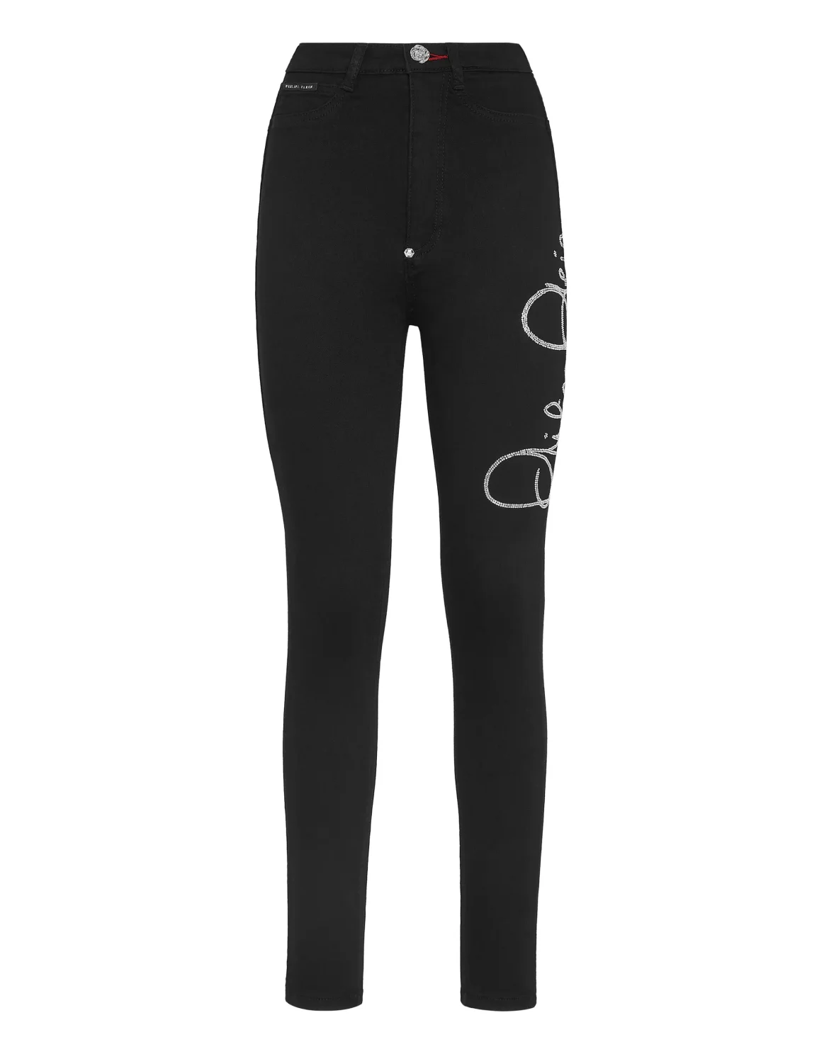 Denim Super High Waist Jegging, цвет: Черный
