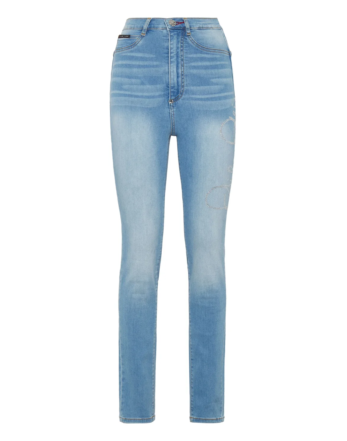 Denim Super High Waist Jegging, цвет: Черный