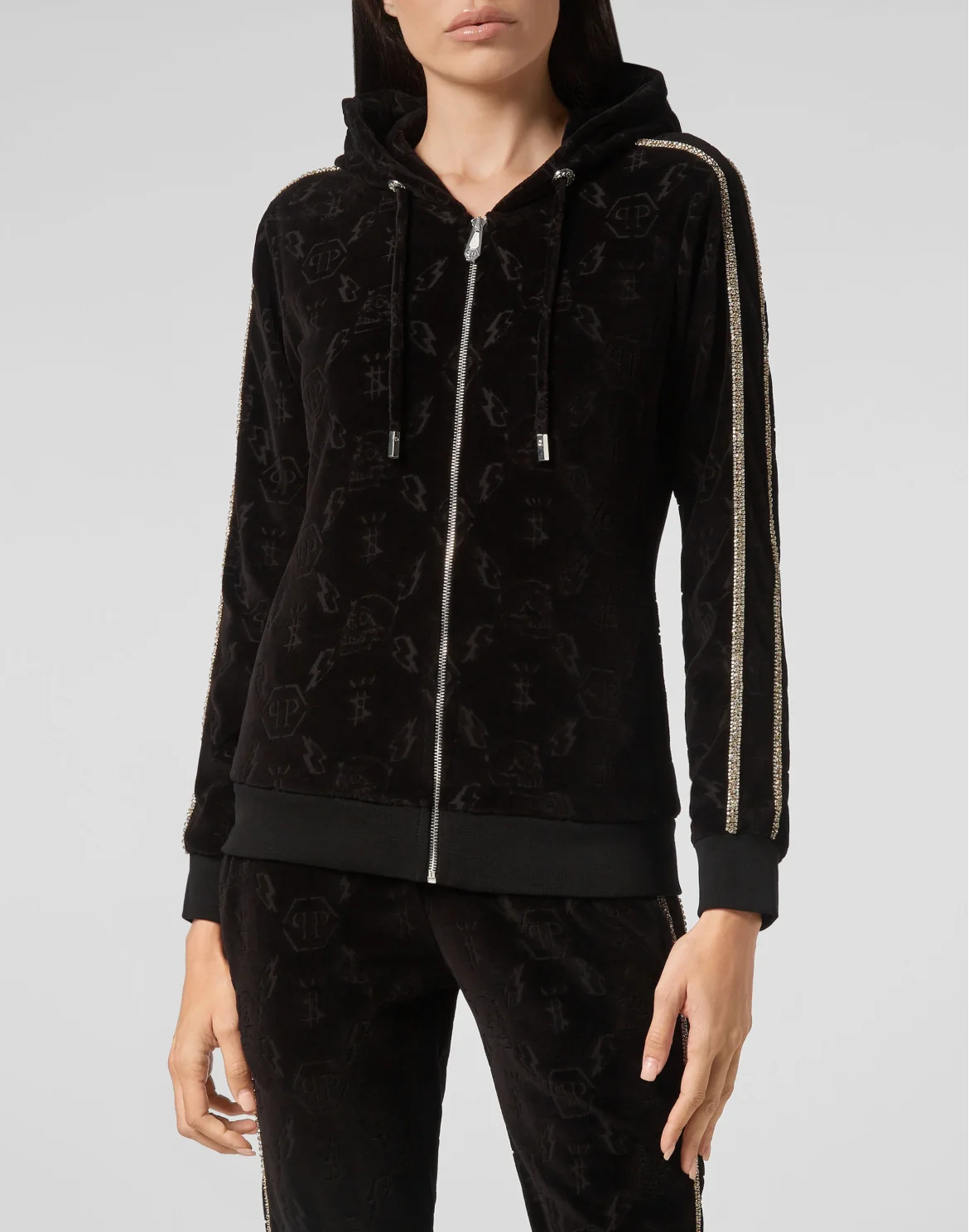 Jogging Jacket Monogram, цвет: Черный