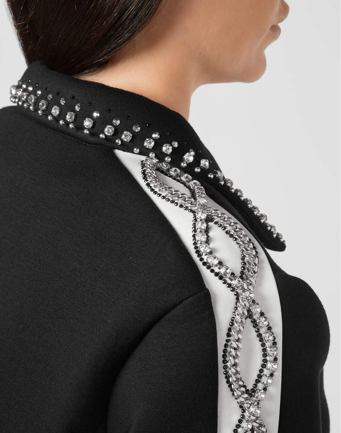 Jogging Jacket Crystal Braid, цвет: Черный