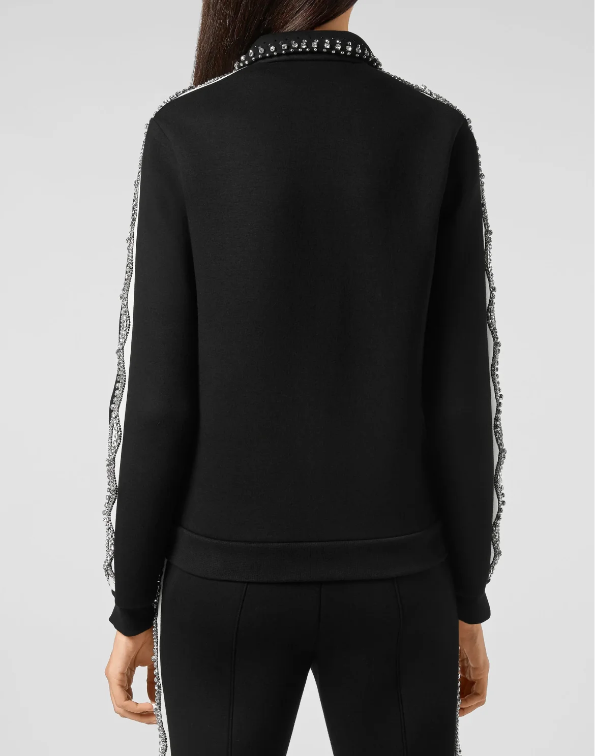 Jogging Jacket Crystal Braid, цвет: Черный