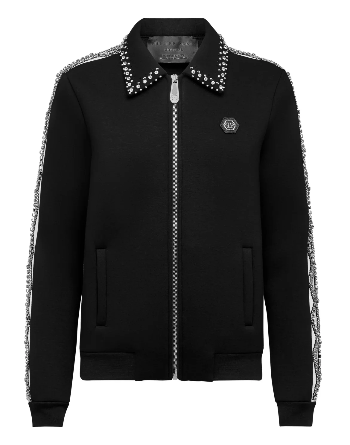 Jogging Jacket Crystal Braid, цвет: Черный