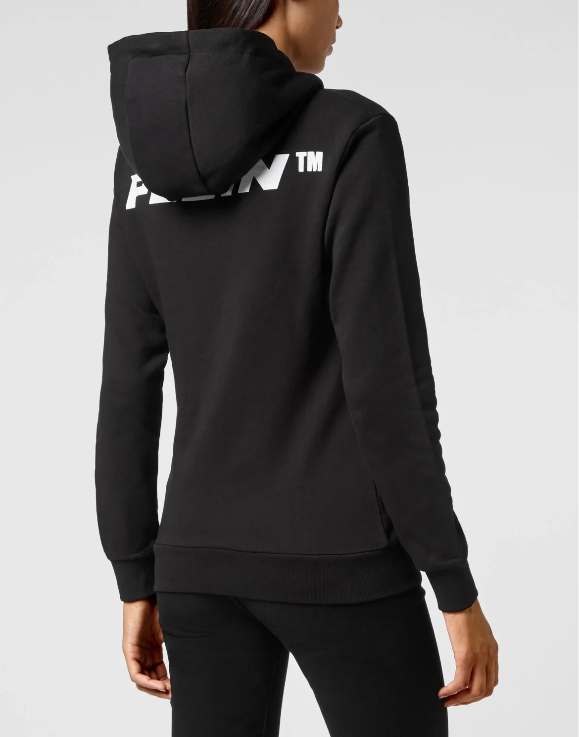 Hoodie Sweatjacket Full Zip, цвет: Черный