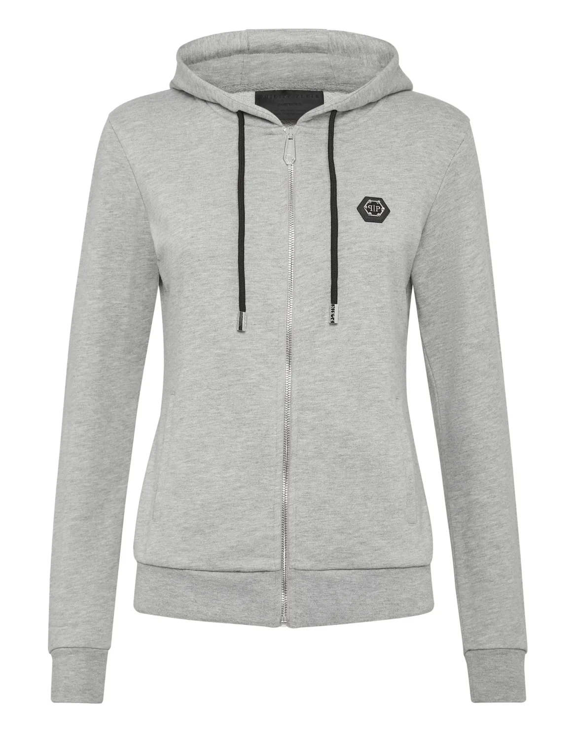 Hoodie Sweatjacket Full Zip, цвет: Серый