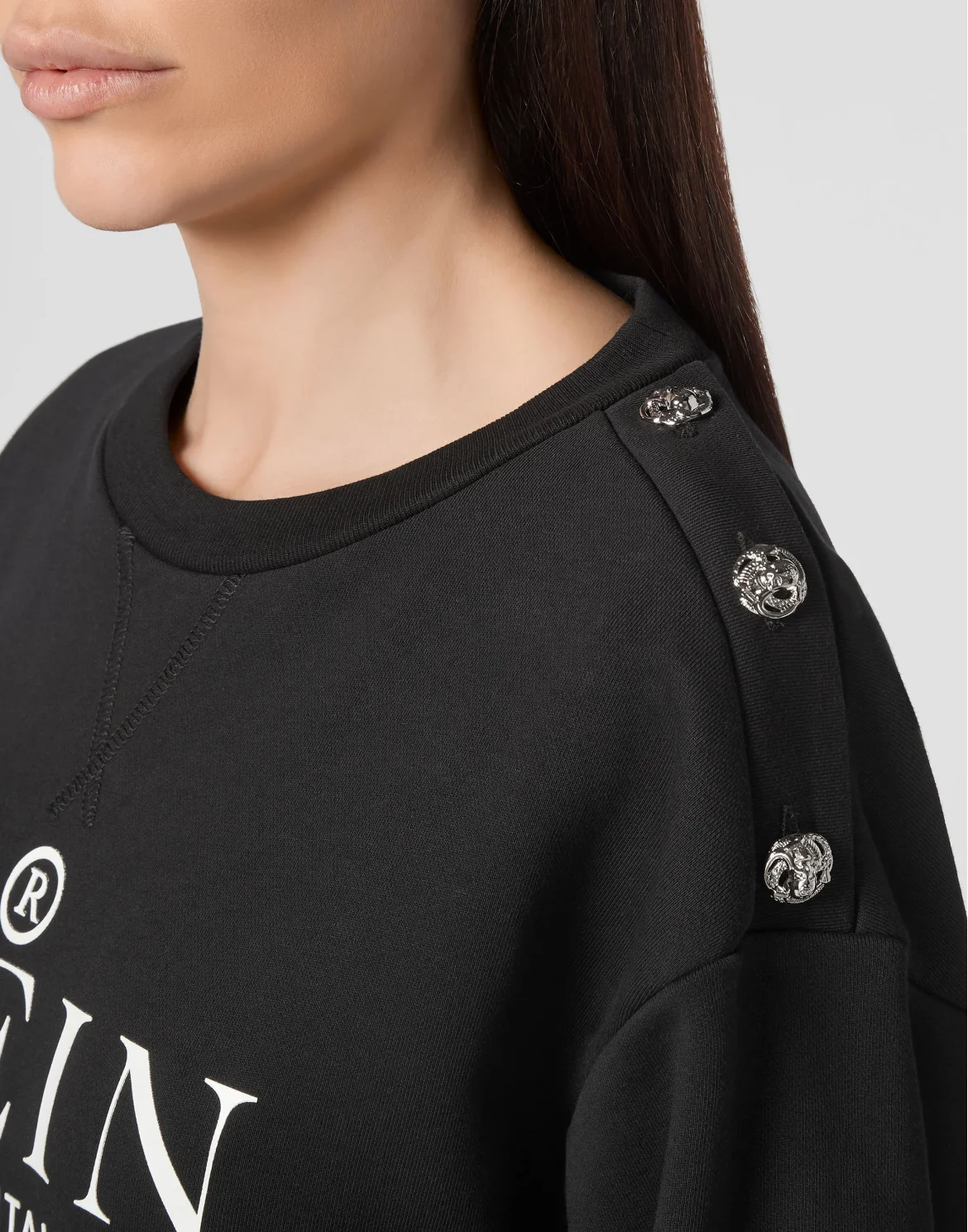 Sweatshirt LS Iconic Plein, цвет: Черный