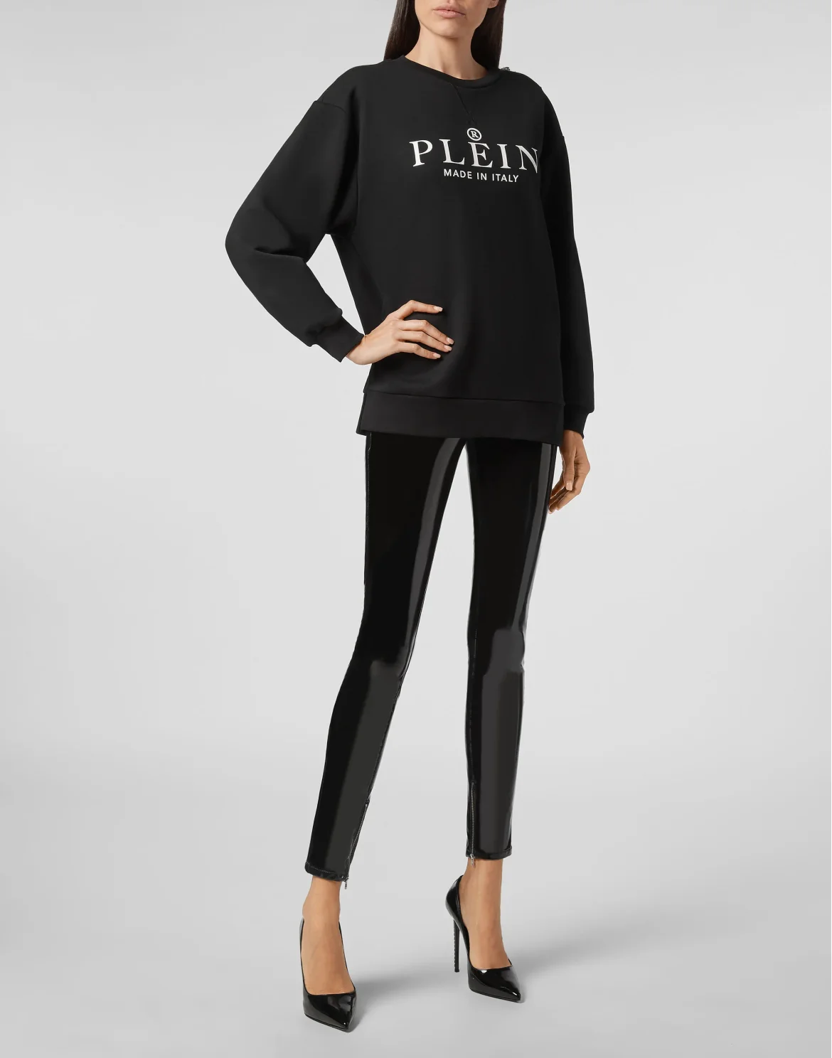 Sweatshirt LS Iconic Plein, цвет: Черный