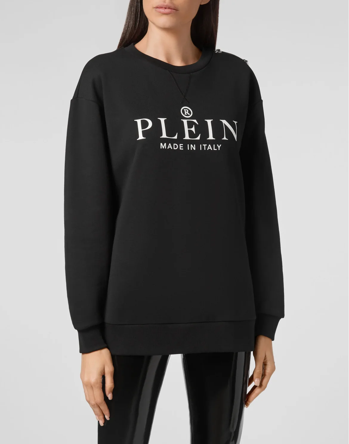 Sweatshirt LS Iconic Plein, цвет: Черный