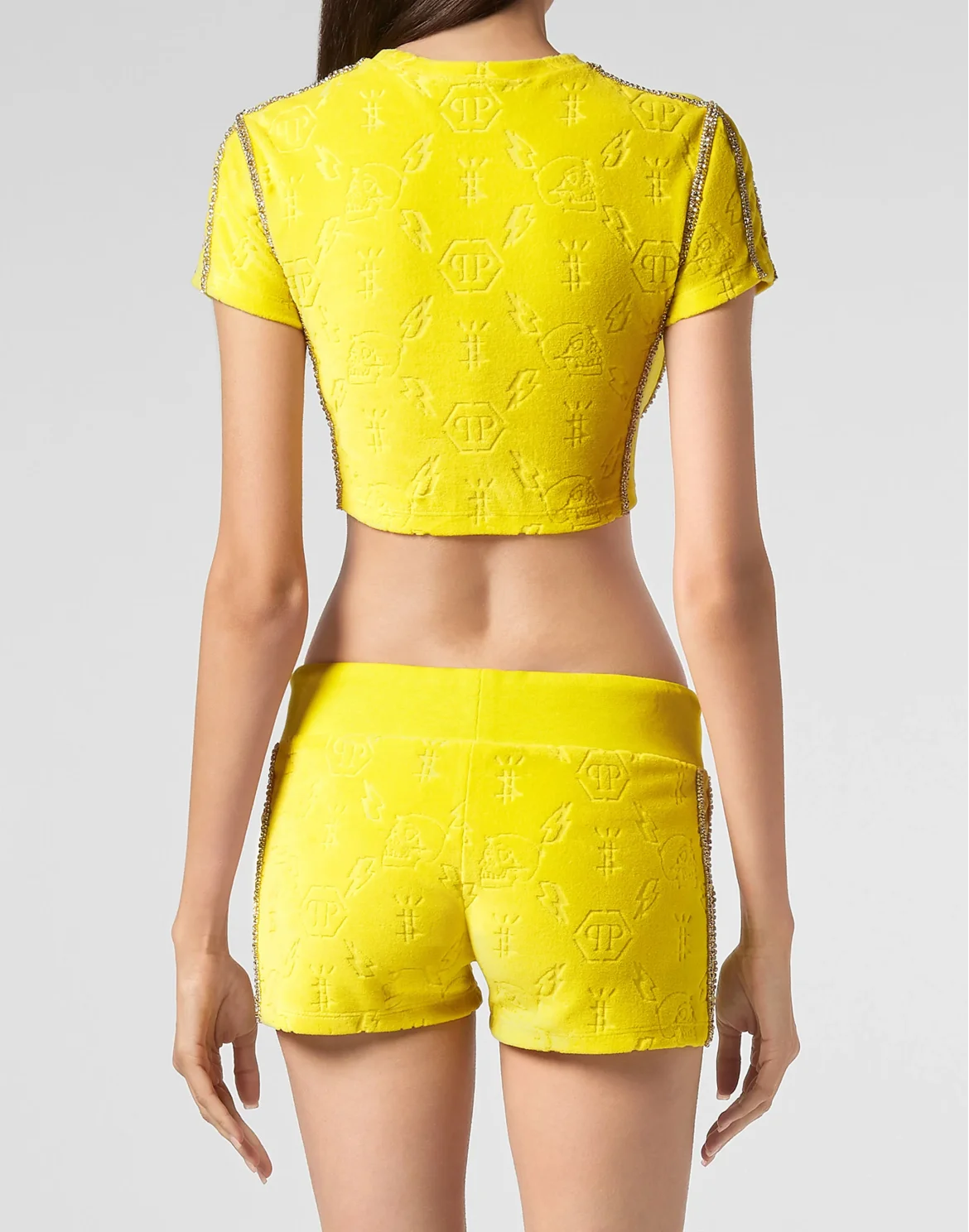 Jogging Shorts Monogram, цвет: Желтый