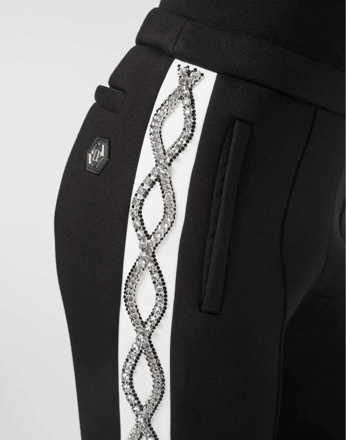 Jogging Trousers Crystal Braid, цвет: Черный