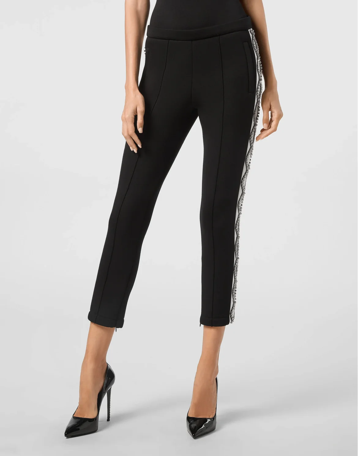 Jogging Trousers Crystal Braid, цвет: Черный
