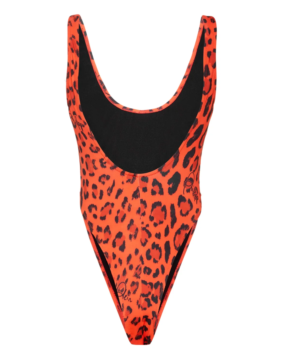 Monokini Leopard, цвет: Красный