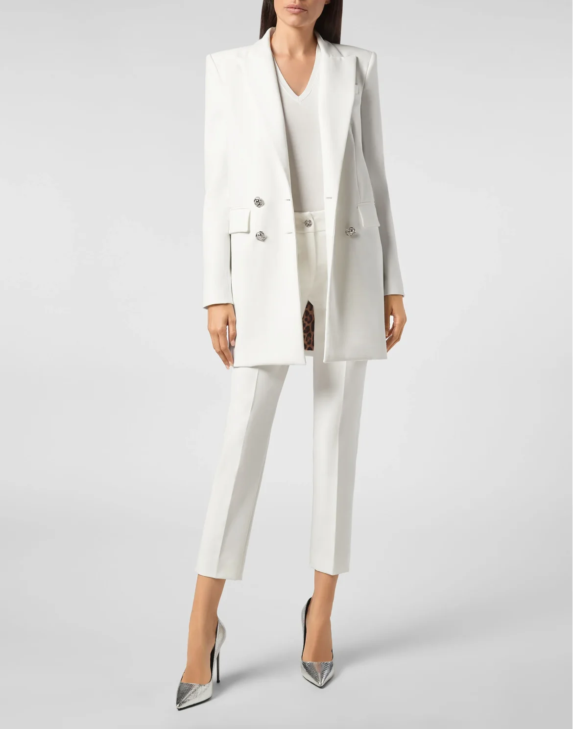 Cady Blazer Pins, цвет: Белый