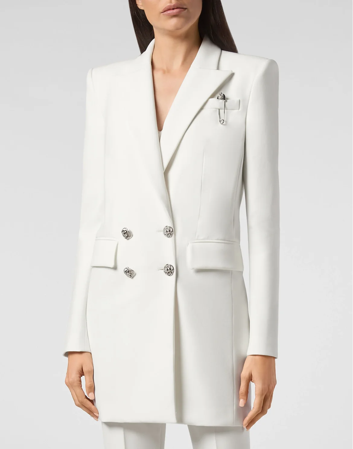 Cady Blazer Pins, цвет: Белый