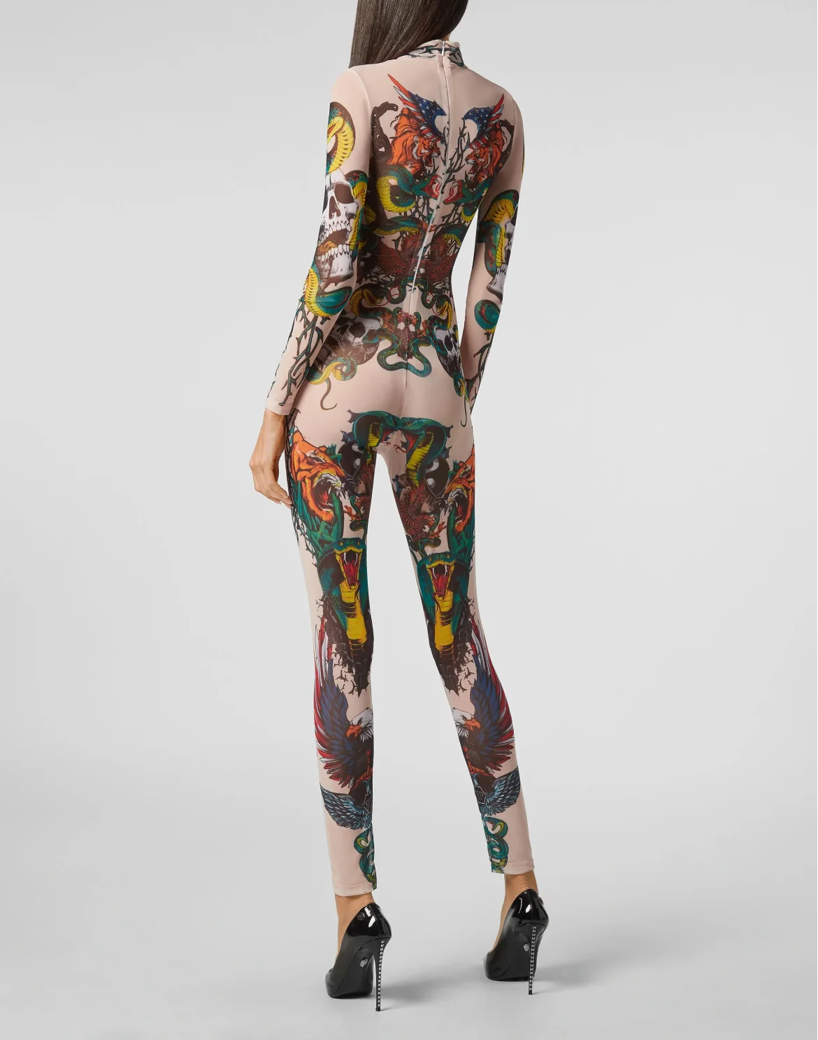 Jumpsuit Tattoo, цвет: Бежевый