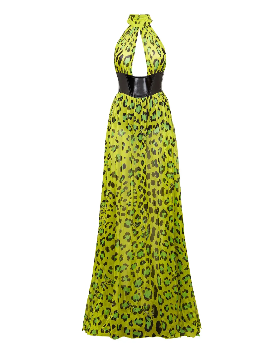 Long Dress Leopard, цвет: Зеленый