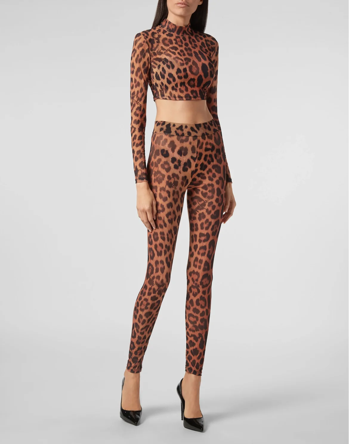 LS Top  Leopard, цвет: Бежевый