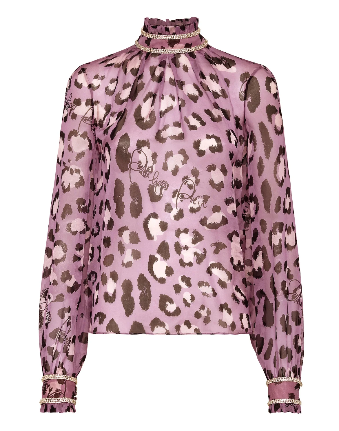Blusa Leopard, цвет: Фиолетовый