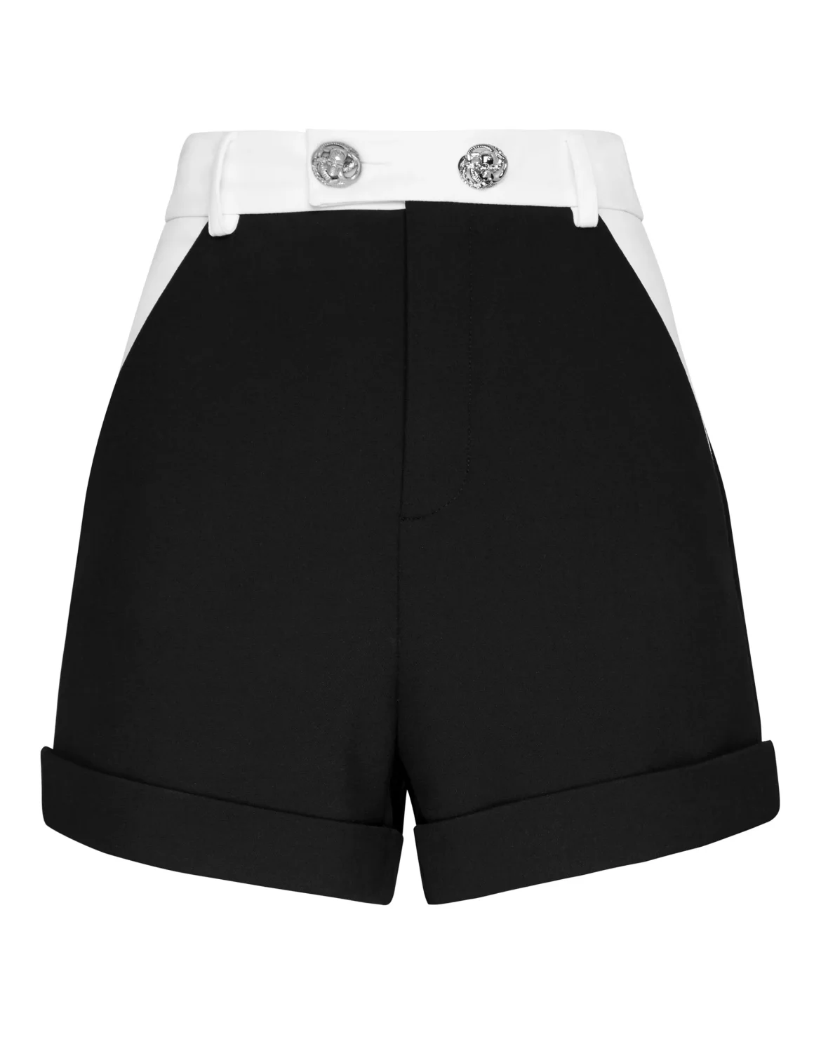 Cady Black and White Short Trousers, цвет: Черный