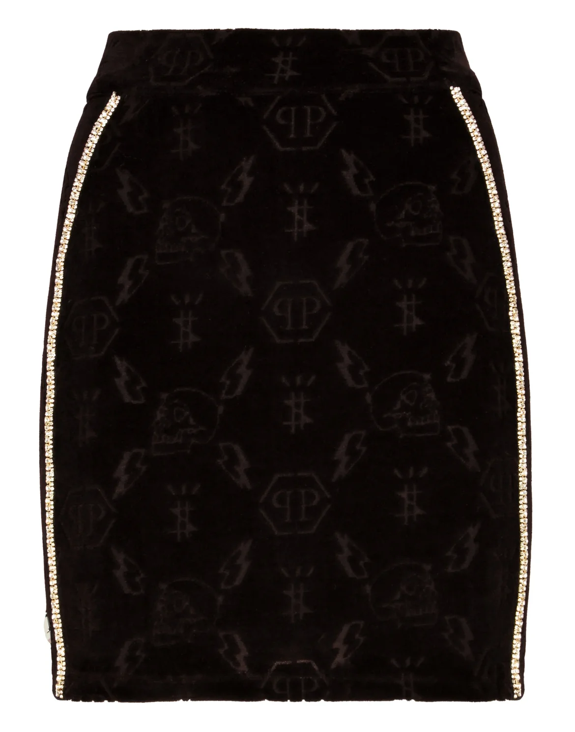 Short Skirt Monogram, цвет: Черный