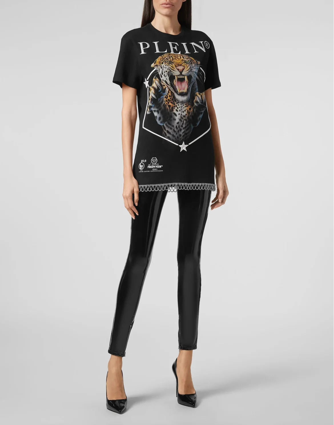 T-shirt Round Neck SS Tiger, цвет: Черный