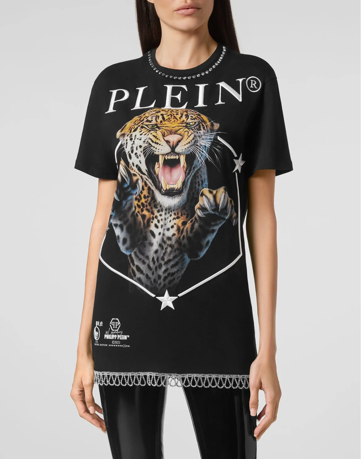 T-shirt Round Neck SS Tiger, цвет: Черный